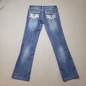 Wrangler Rock 47 Low Rise Embellished Denim Bootcut Jeans